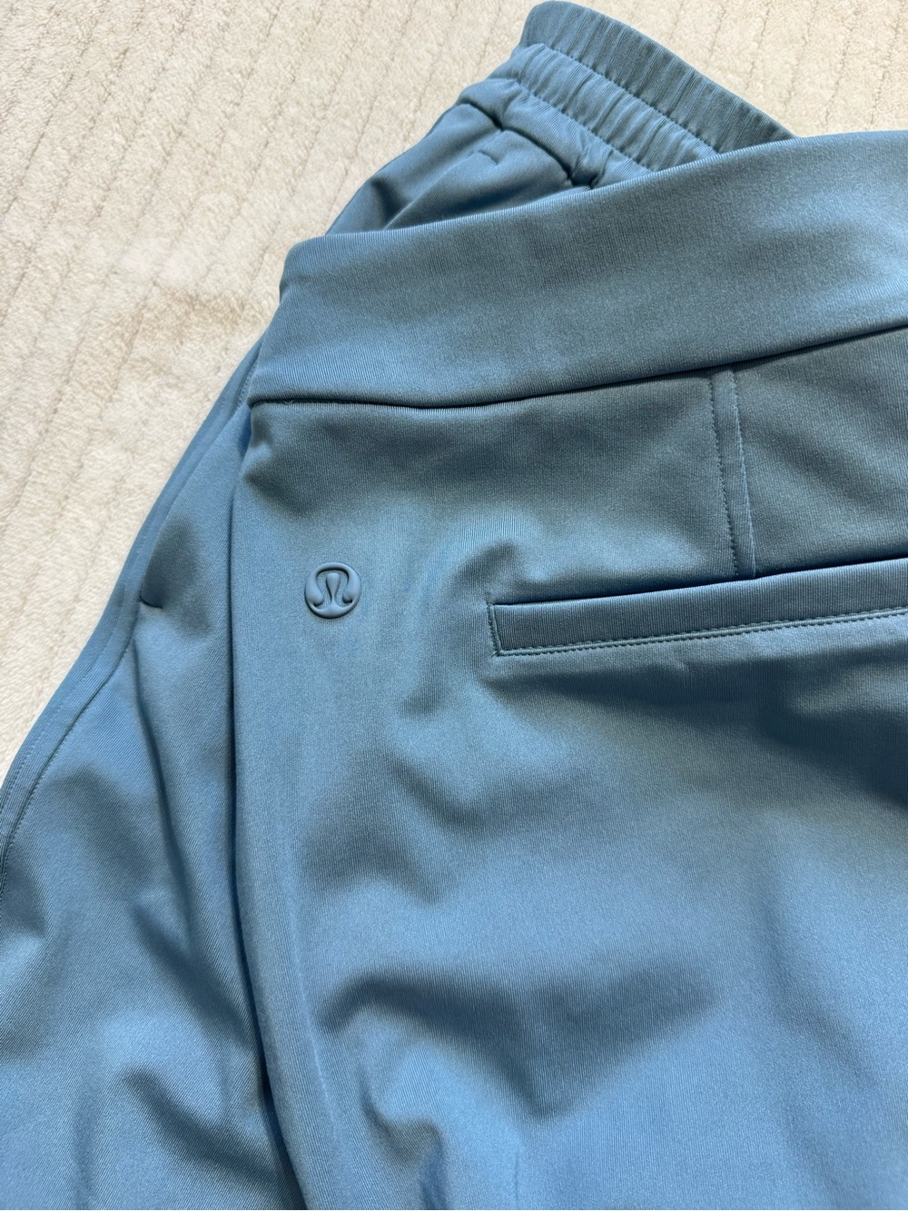 lululemon athletica Dusty Blue Wide-Leg Drawstring Track Pants - Picture 11 of 12